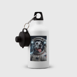 Бутылка спортивная Космонавт далматинец в скафандре - нейросеть - фото 2