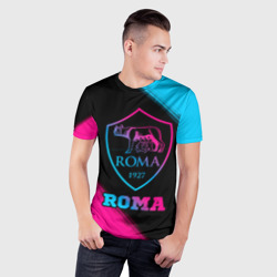 Мужская футболка 3D Slim Roma - neon gradient - фото 2