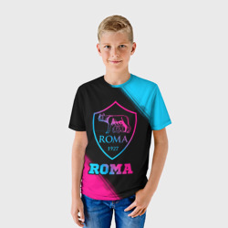 Детская футболка 3D Roma - neon gradient - фото 2