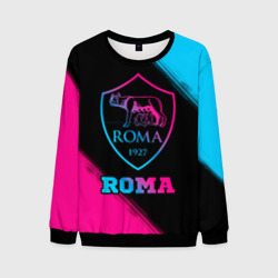 Мужской свитшот 3D Roma - neon gradient