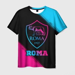 Мужская футболка 3D Roma - neon gradient