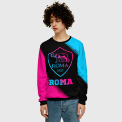 Мужской свитшот 3D Roma - neon gradient - фото 2