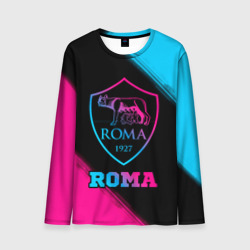 Мужской лонгслив 3D Roma - neon gradient