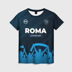 Женская футболка 3D Roma legendary форма фанатов