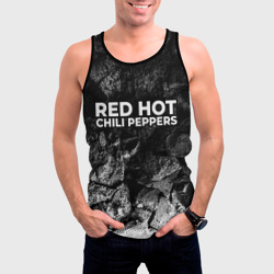 Мужская майка 3D Red Hot Chili Peppers black graphite - фото 2