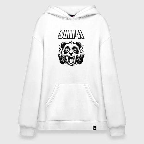 Худи SuperOversize хлопок Sum41 - rock panda