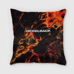 Подушка 3D Nickelback red lava