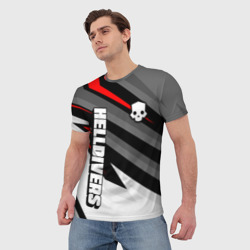 Мужская футболка 3D Hellbivers 2 - red sport - фото 2