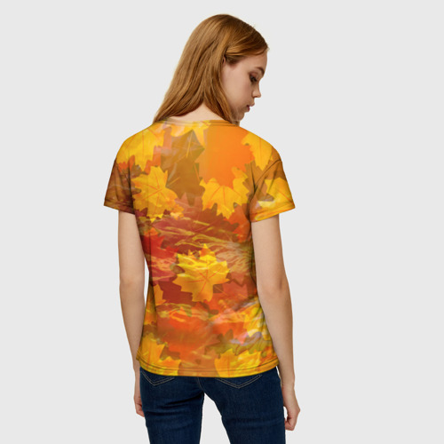 Женская футболка 3D Гэн Асагири на фоне листвы из Доктора Стоуна, цвет 3D печать - фото 4