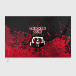 Флаг 3D Chicken gun clown