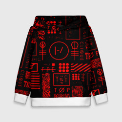 Детская толстовка 3D Twenty one pilots pattern rock