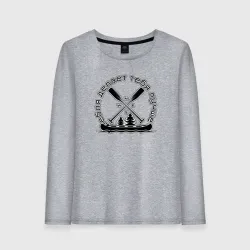 Женский лонгслив хлопок Гребля делает тебя лучше