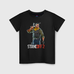 Детская футболка хлопок Standoff 2 - character with a blindfold