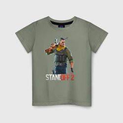 Детская футболка хлопок Standoff 2 - character with a blindfold