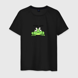 Мужская футболка хлопок Frog day