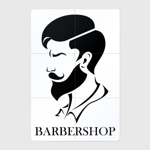 Магнитный плакат 2Х3 Парикмахер Barbershop