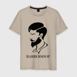 Мужская футболка хлопок Парикмахер Barbershop