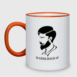 Кружка двухцветная Парикмахер Barbershop