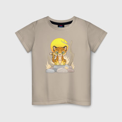Милый маленький гепард – Детская футболка хлопок с принтом купить со скидкой в -20%