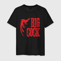 Big cock – Мужская футболка хлопок с принтом купить со скидкой в -20%