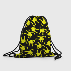 Рюкзак-мешок 3D Ъуъ съука pattern mem