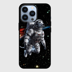 Чехол для iPhone 13 Pro The dalmatian brave cosmonaut - ai art
