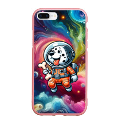 Чехол для iPhone 7Plus/8 Plus матовый Funny dalmatian puppy - ai art