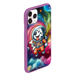 Чехол для iPhone 11 Pro Max матовый Funny dalmatian puppy - ai art - фото 2