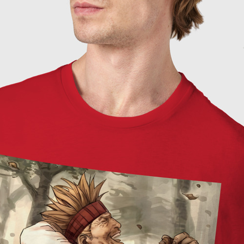 Мужская футболка хлопок Сага о Винланде Торфинн  Торкель, цвет красный - фото 6