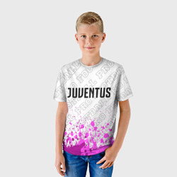 Детская футболка 3D Juventus pro football посередине - фото 2