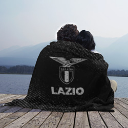 Плед 3D Lazio с потертостями на темном фоне - фото 2