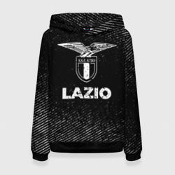 Женская толстовка 3D Lazio с потертостями на темном фоне