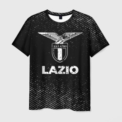 Lazio с потертостями на темном фоне – Футболка с принтом купить со скидкой в -26%