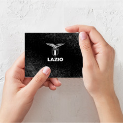 Поздравительная открытка Lazio с потертостями на темном фоне - фото 2