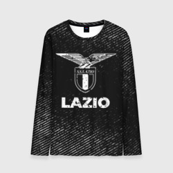 Мужской лонгслив 3D Lazio с потертостями на темном фоне