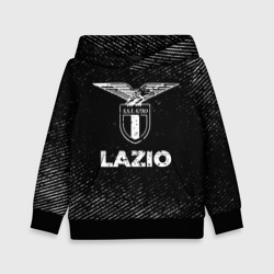 Детская толстовка 3D Lazio с потертостями на темном фоне