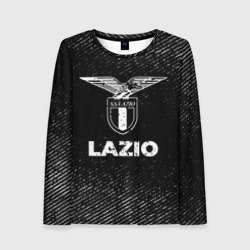 Женский лонгслив 3D Lazio с потертостями на темном фоне