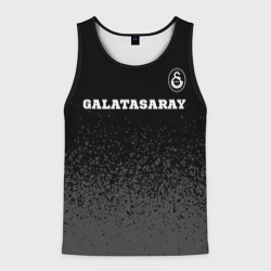 Мужская майка 3D Galatasaray sport на темном фоне посередине