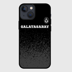 Чехол для iPhone 13 mini Galatasaray sport на темном фоне посередине