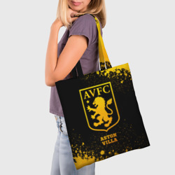 Шоппер 3D Aston Villa - gold gradient - фото 2