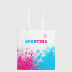 Шоппер 3D Sporting neon gradient style посередине