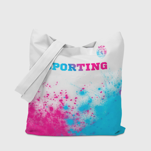 Шоппер 3D Sporting neon gradient style посередине - фото 4