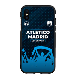 Чехол для iPhone XS Max матовый Atletico Madrid legendary форма фанатов