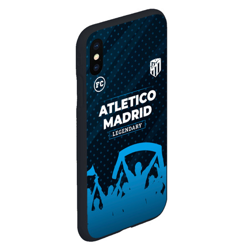 Чехол для iPhone XS Max матовый Atletico Madrid legendary форма фанатов - фото 3