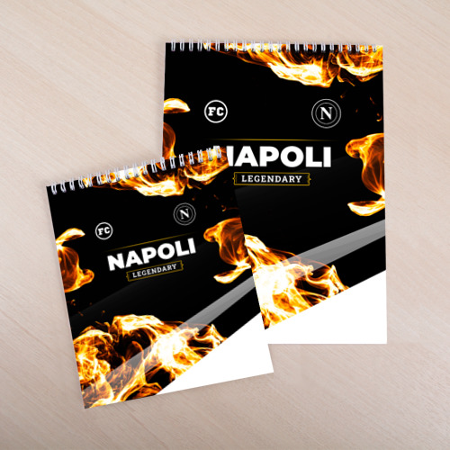 Скетчбук Napoli legendary sport fire, цвет белый - фото 4