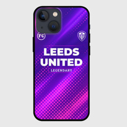 Чехол для iPhone 13 mini Leeds United legendary sport grunge