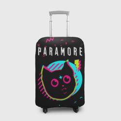 Чехол для чемодана 3D Paramore - rock star cat