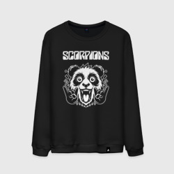 Мужской свитшот хлопок Scorpions rock panda