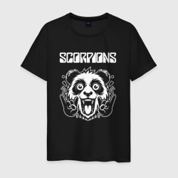 Мужская футболка хлопок Scorpions rock panda