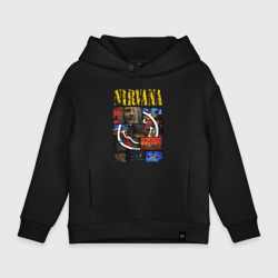 Детское худи Oversize хлопок Nirvana heart box